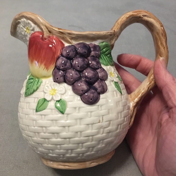 NWT Fitz and Floyd pitcher Fruit Design Pitcher - Picture 1 of 14